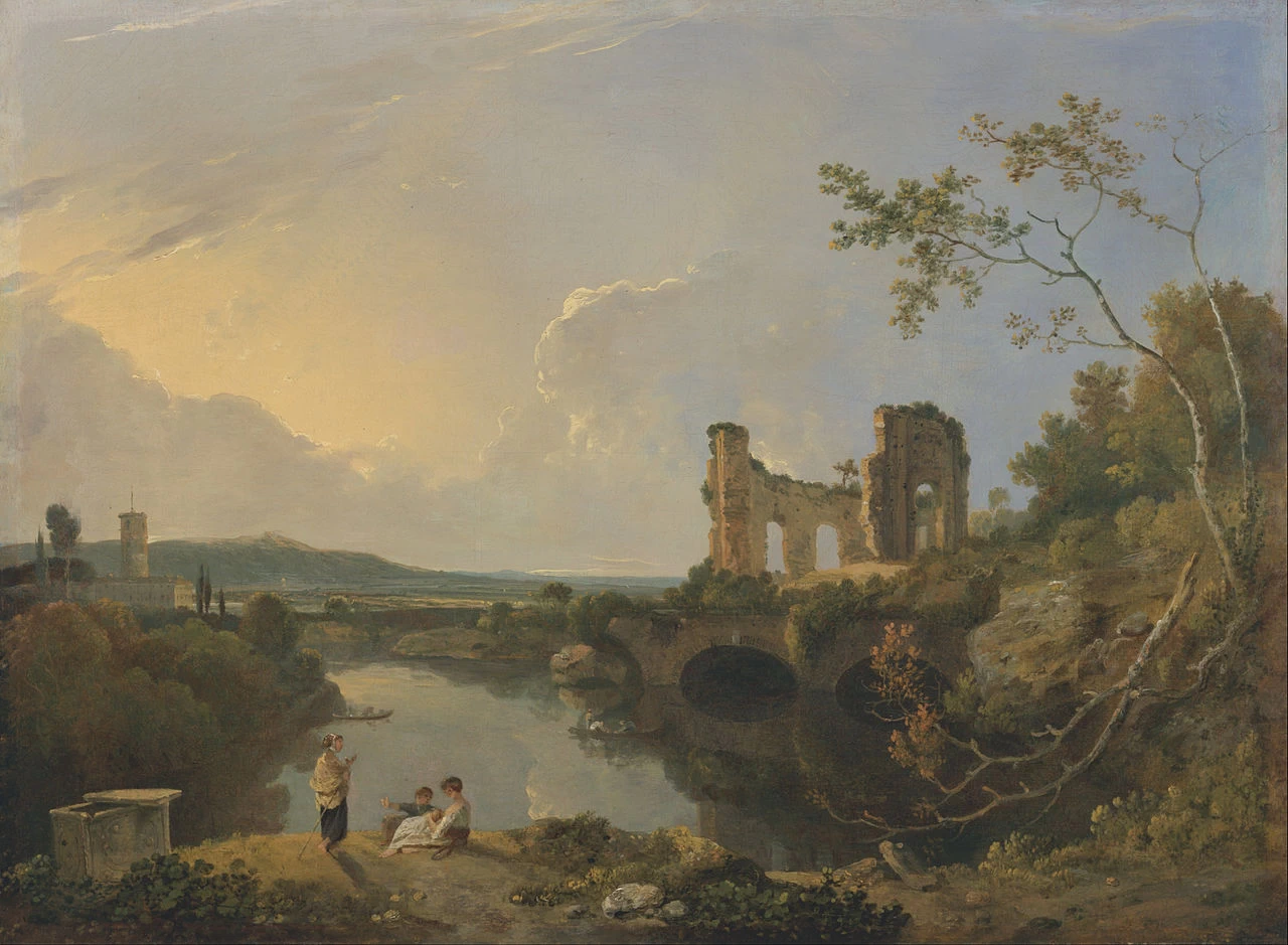 Paesaggio italiano al mattino - Yale Center for British Art